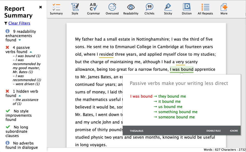 pro writing aid software for writers