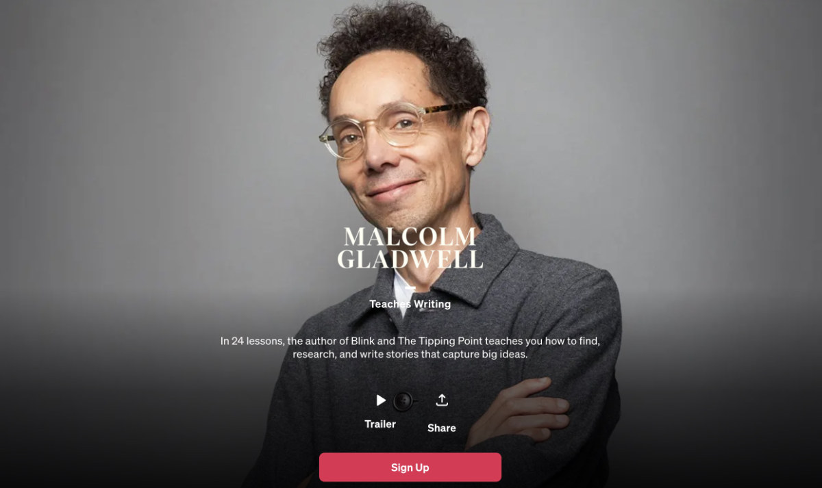 writers course by malcom gladwell